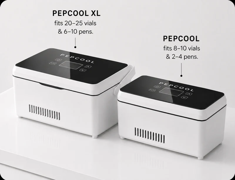 PepCool Standard and XL size comparison