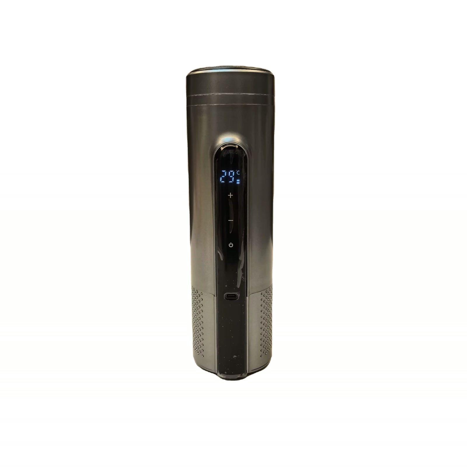 Portable powered mini peptide pen cooler with touch sensor and digital temperature display